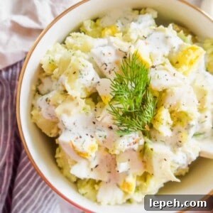 Dill Ranch Potato Salad with Avocado and Eggs (Paleo, Whole30) | Perchance to Cook, www.perchancetocook.com