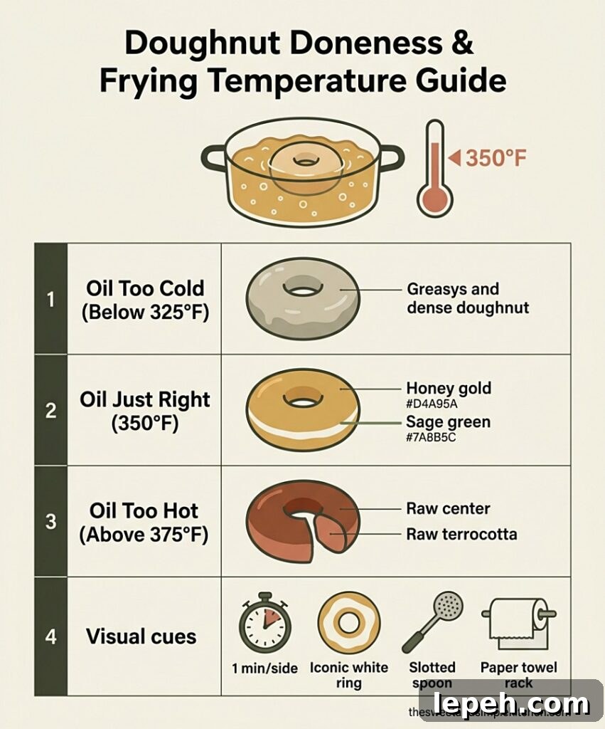 Doughnut Doneness & Frying Temperature Guide