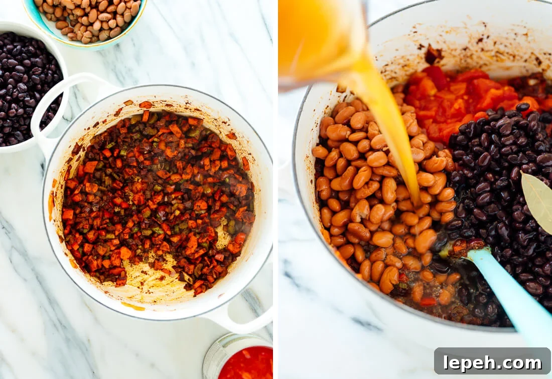 how to make vegetarian chili