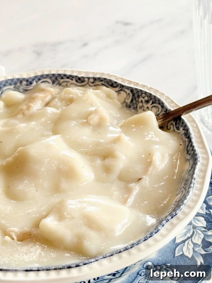 Chicken and no fail flat dumplings.