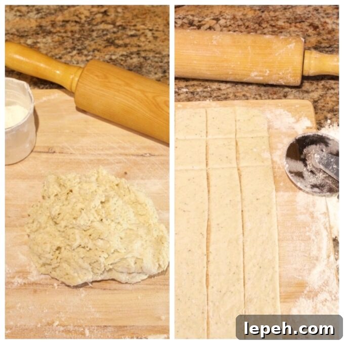 no fail flat dumplings.
