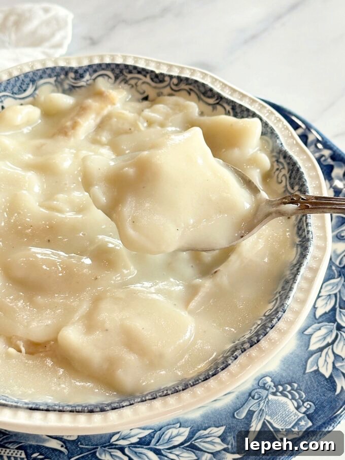 Chicken and no fail flat dumplings.