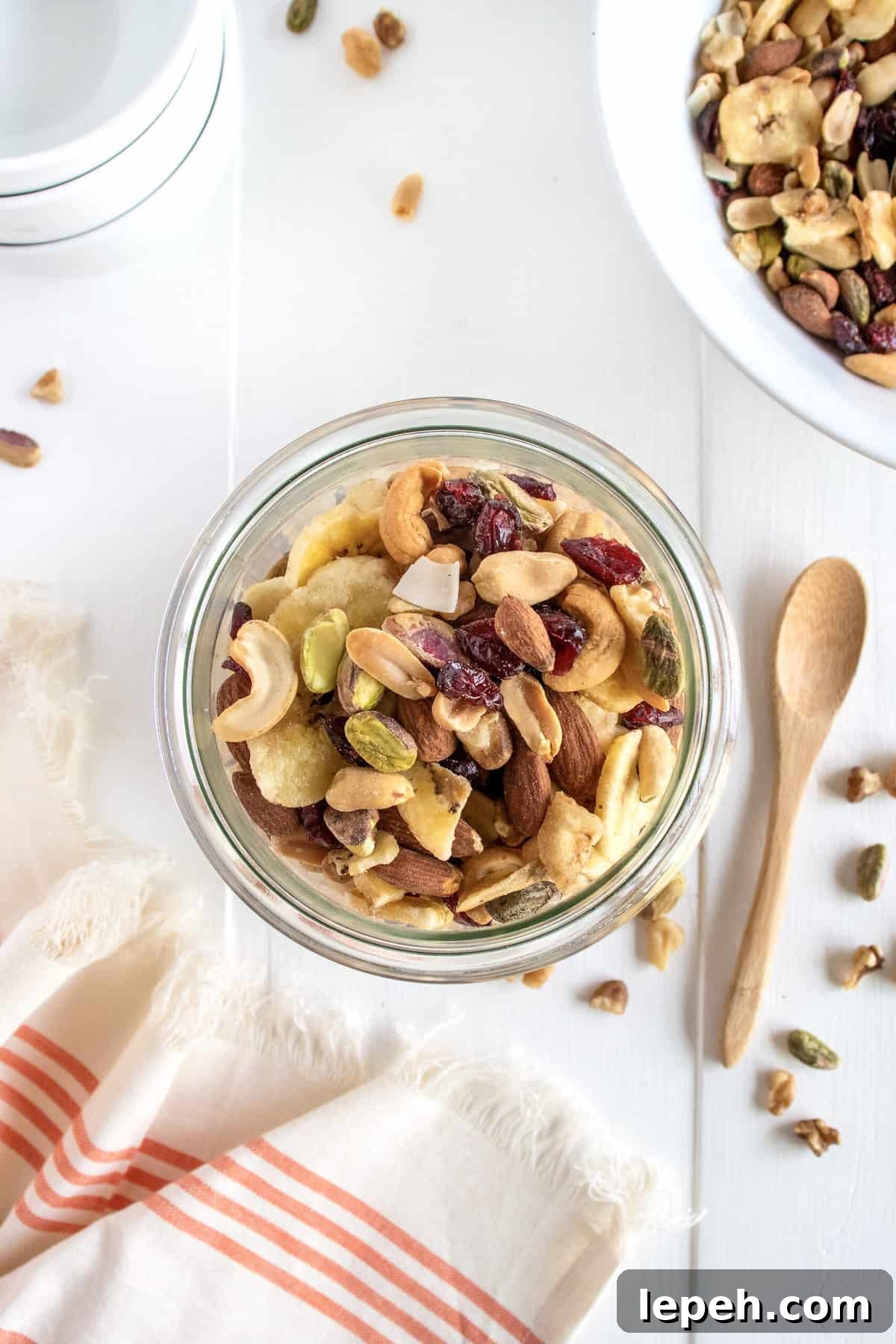 Healthy Weekend Trail Mix by The BakerMama