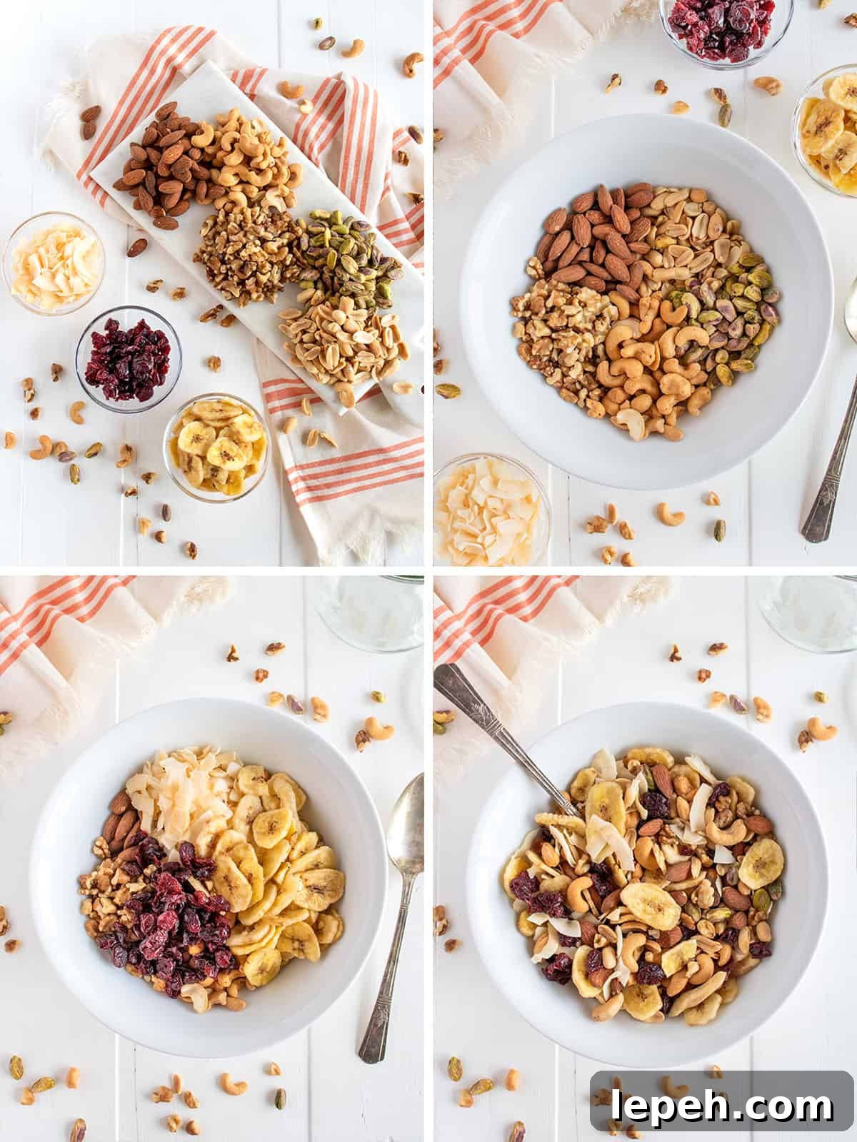 Healthy Weekend Trail Mix by The BakerMama