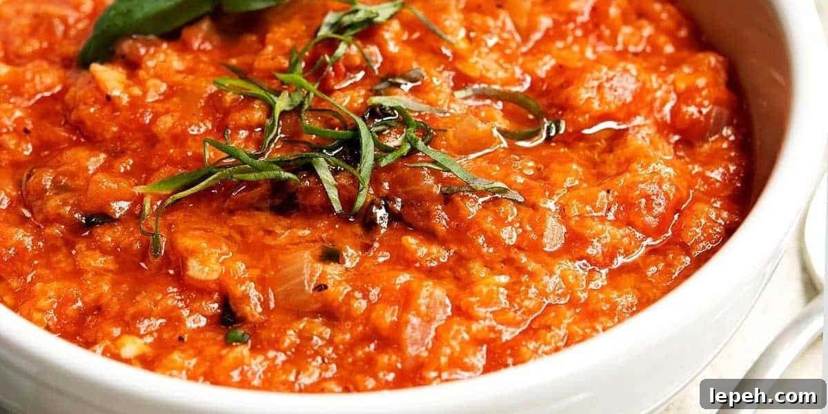 pappa al pomodoro served