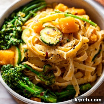 CREAMY BUTTERNUT SQUASH PASTA