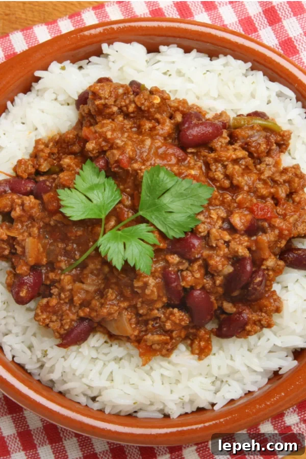 Hawaii Chili and Rice