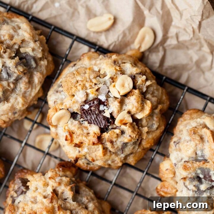 Gluten Free Magic Cookies: all the nostalgia of magic bars in a chewy, crunchy cookie with coconut, chocolate, and nuts.