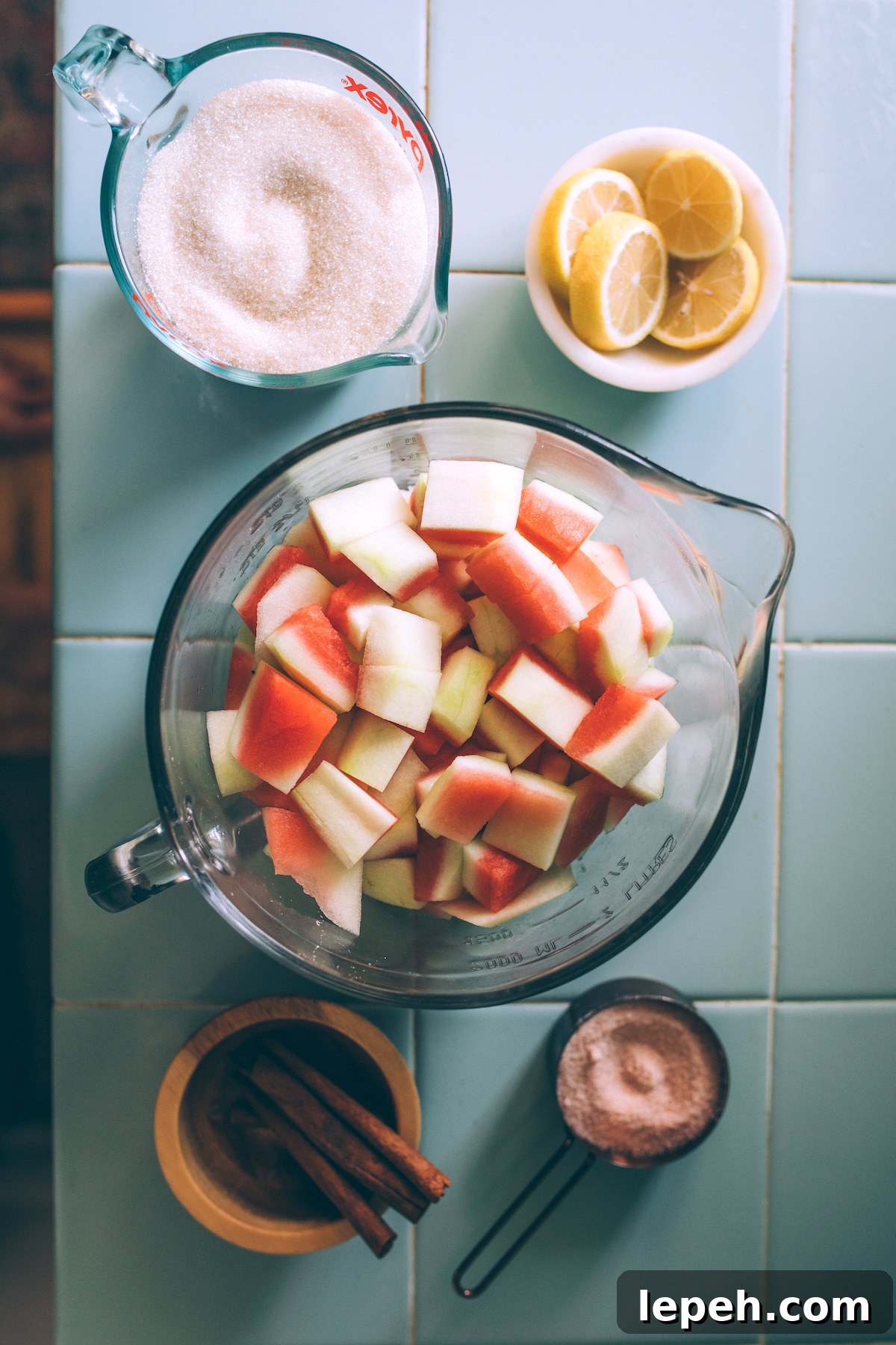 Ingredients for Watermelon Rind Pickles