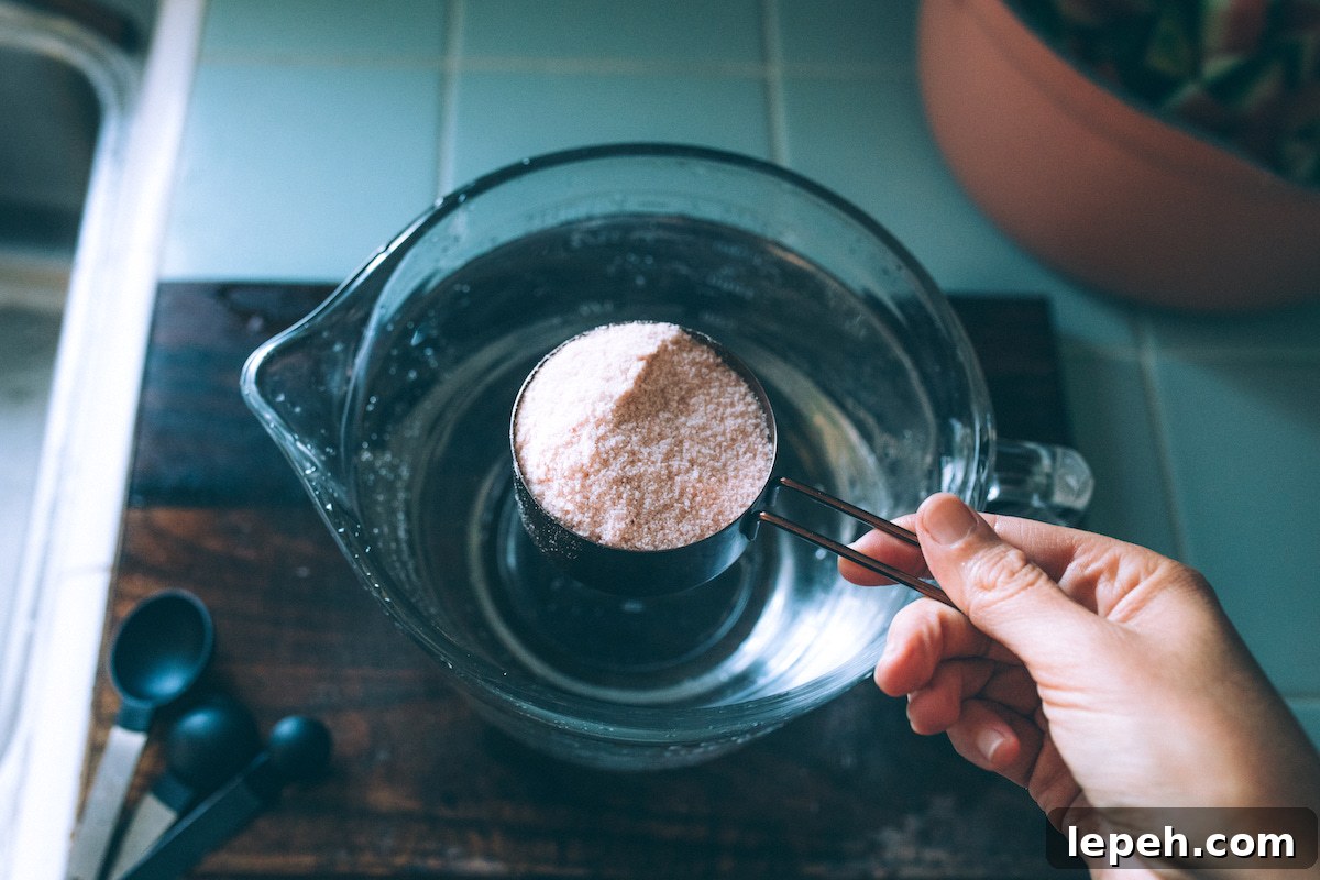 Salt for Watermelon Rind Pickles