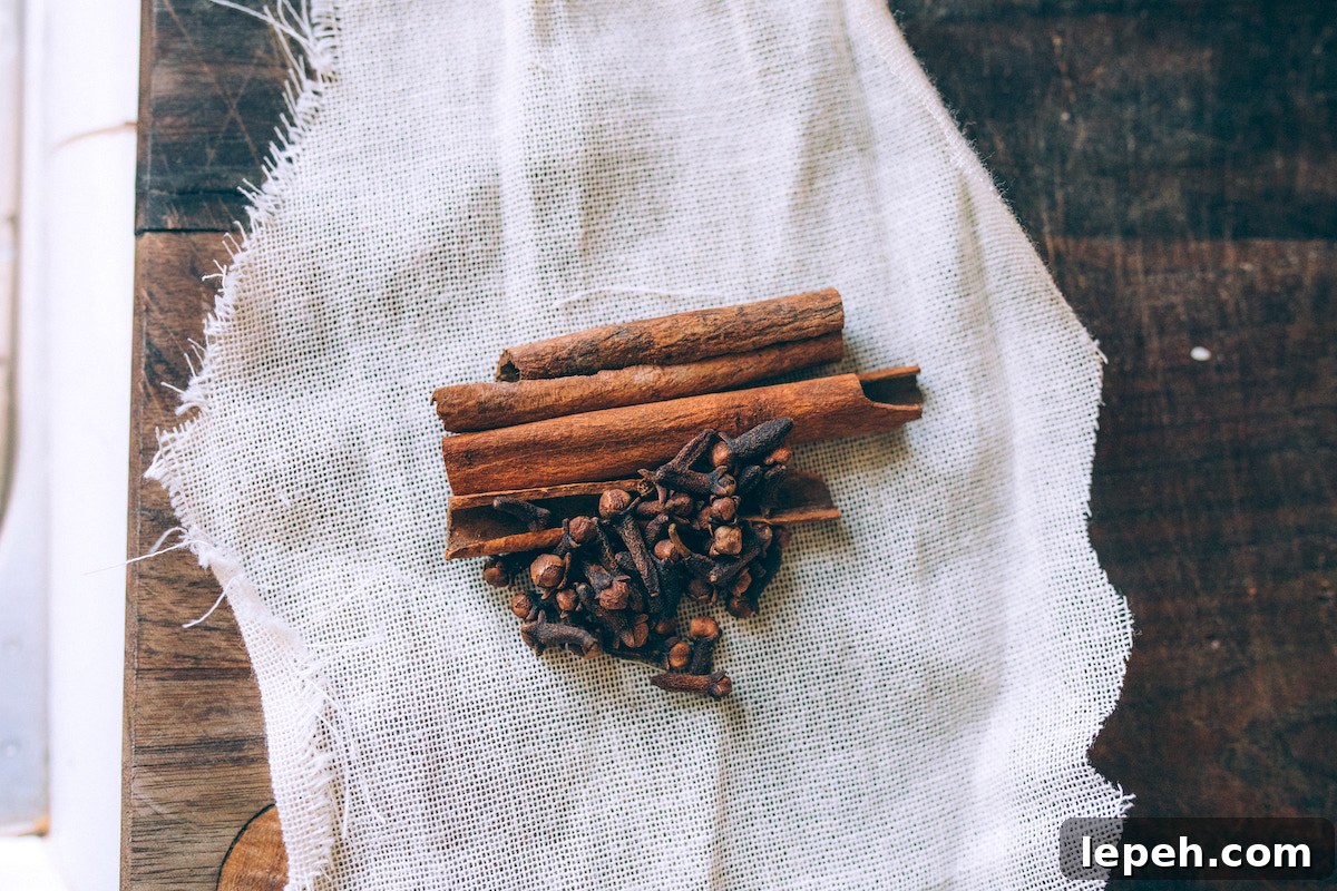 Spice Bag for Watermelon Rind Pickles