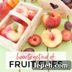 Peaches & plums in a crate. Homemade Fruit Fly Trapper
