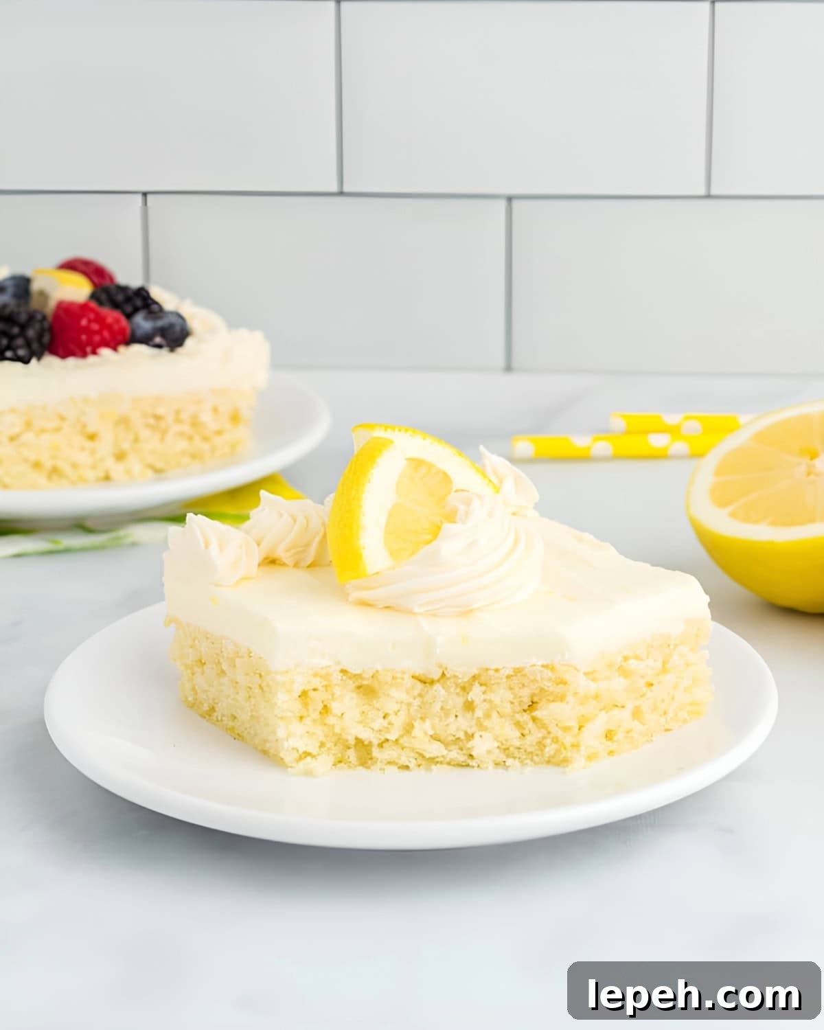 Lemon Sheet Cake