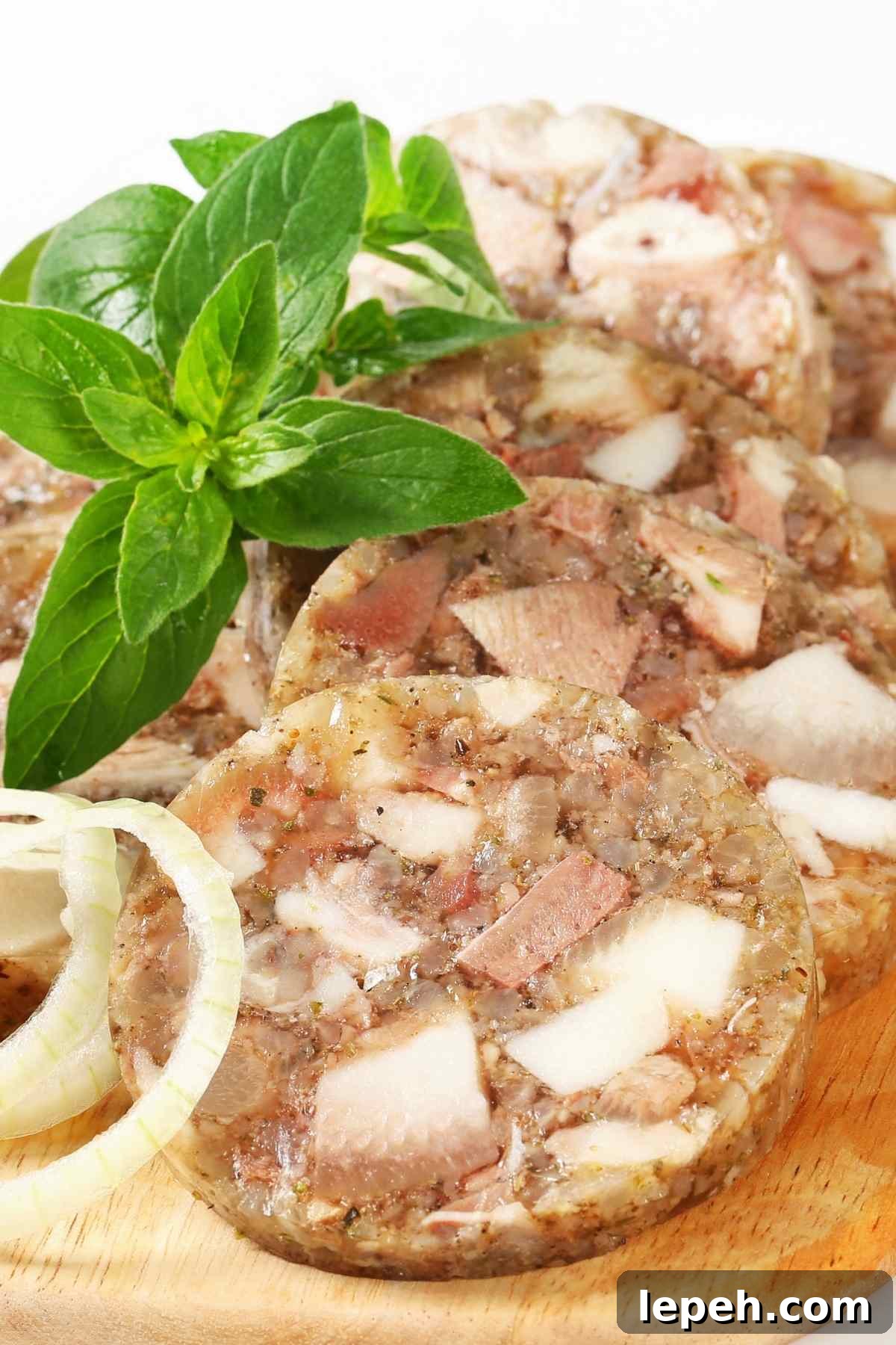 The name says it all! If you’re not familiar with Head Cheese, you’re about to be! It’s a European meat jelly made with the head of a pig or calf. However, despite its name - it resembles more of a large sausage or cold-cut terrine. Plus, it contains no dairy at all!