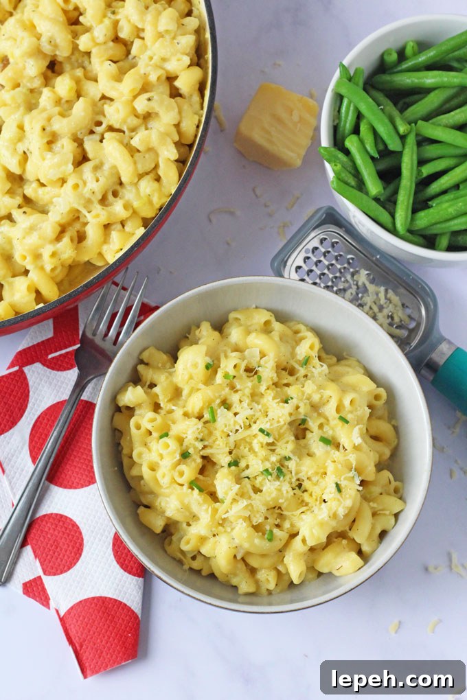 A delicious Mac & Cheese recipe with hidden courgettes, made in one pot with Arla Organic Free Range Milk