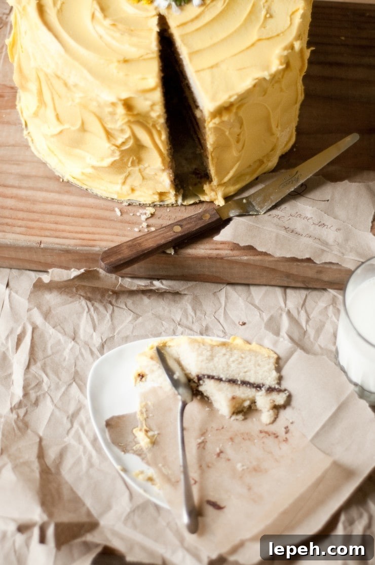 Yellow Birthday Cake Recipe | sophisticatedgourmet.com