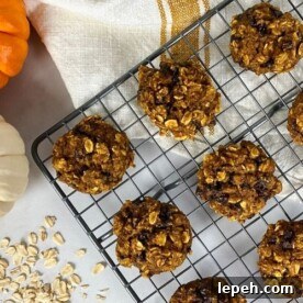 Pumpkin oatmeal chocolate chip cookies