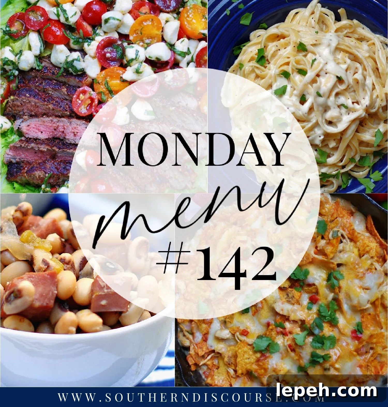 A recipe collage showing recipes that go together to make simple, delicious meals for your family.