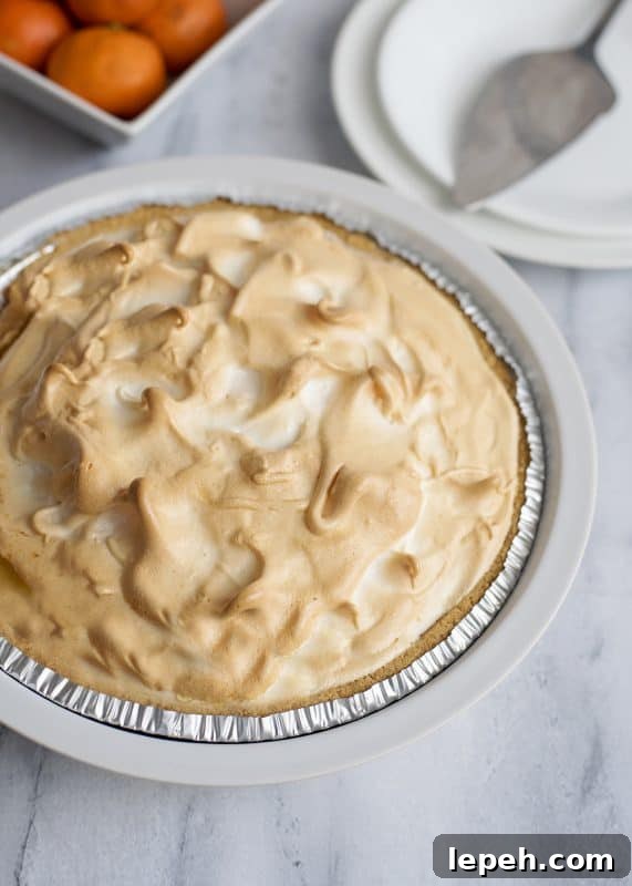 Baked Orange Meringue Pie