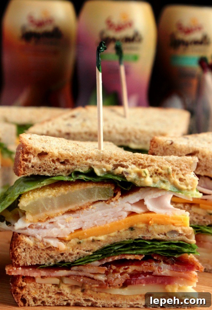 Fried Green Tomato Club Sandwich