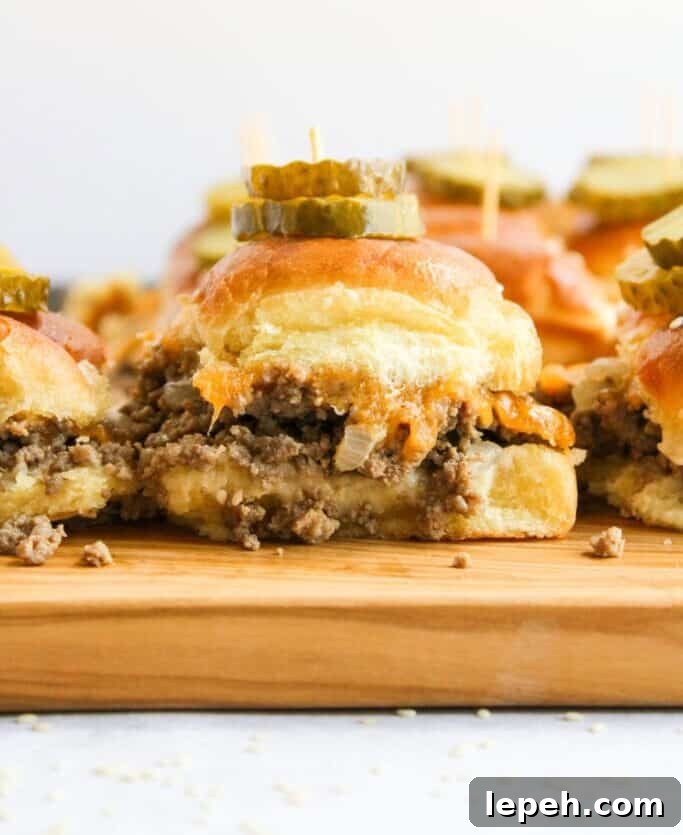 Easy Cheeseburger Sliders