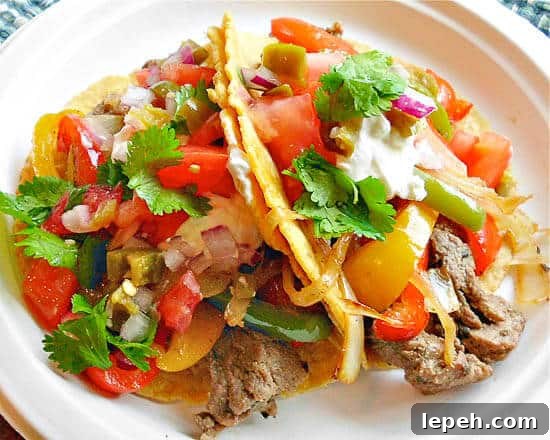 Sizzling Steak Fajitas Flavor Mosaic