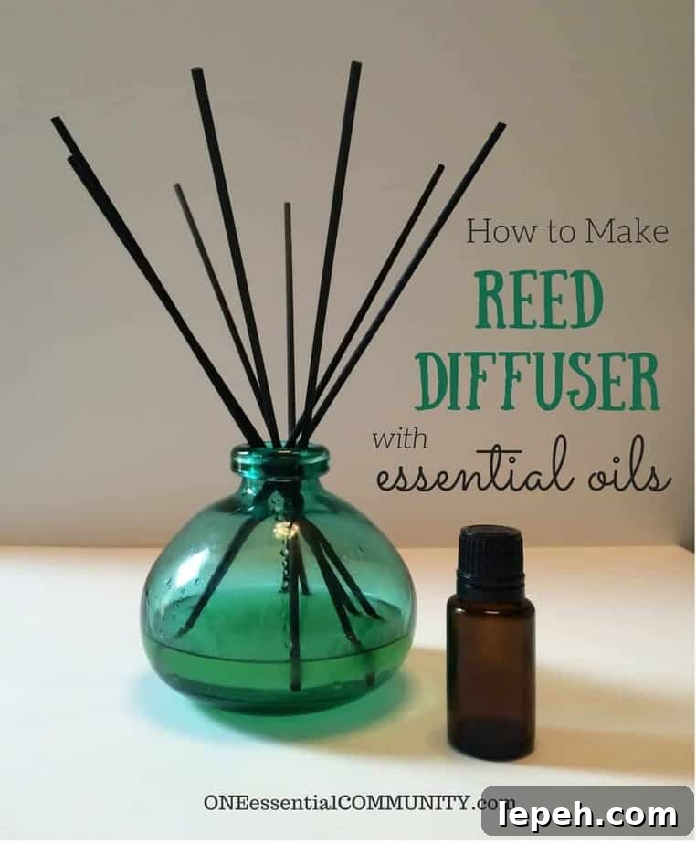 How to Make a Reed Diffuser with Essential Oils