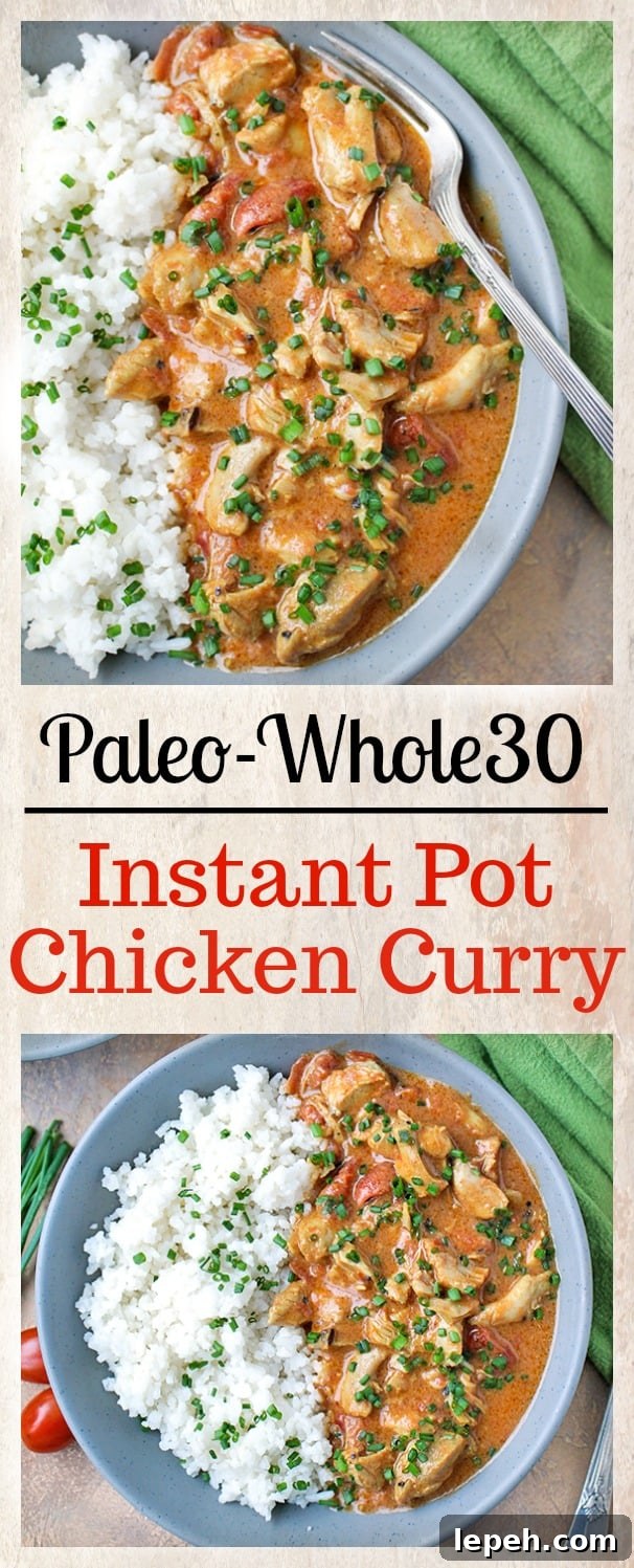 Plated Chicken Curry