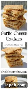 garlic cheese crackers