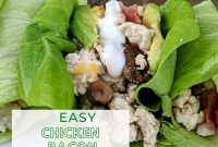 Chicken Bacon Ranch Lettuce Wrap Recipe – Low-Carb Lunch Idea