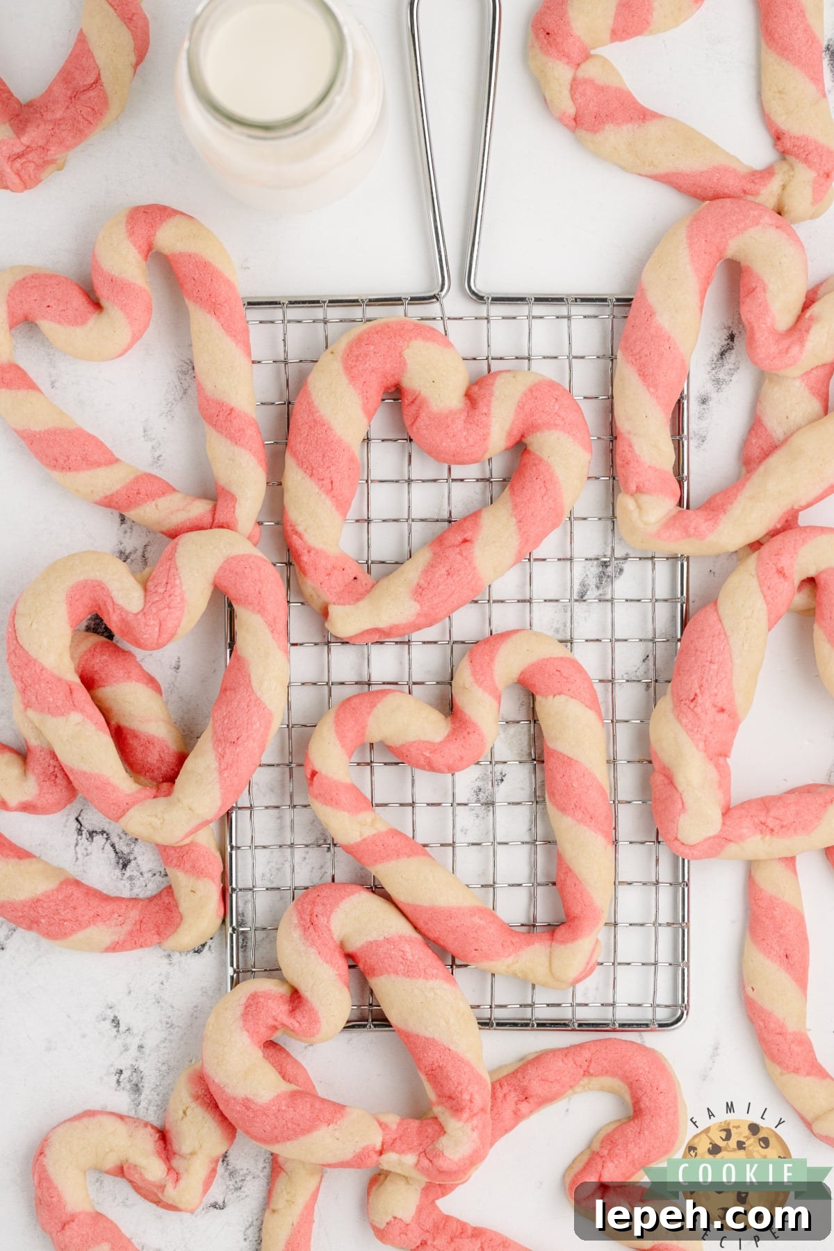 Heart shaped cookies.