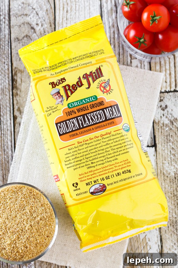 Gluten Free Vegan Pizza Crackers. Featuring Bob's Red Mill golden flaxseed meal, these baked crackers taste just like a slice of pizza!