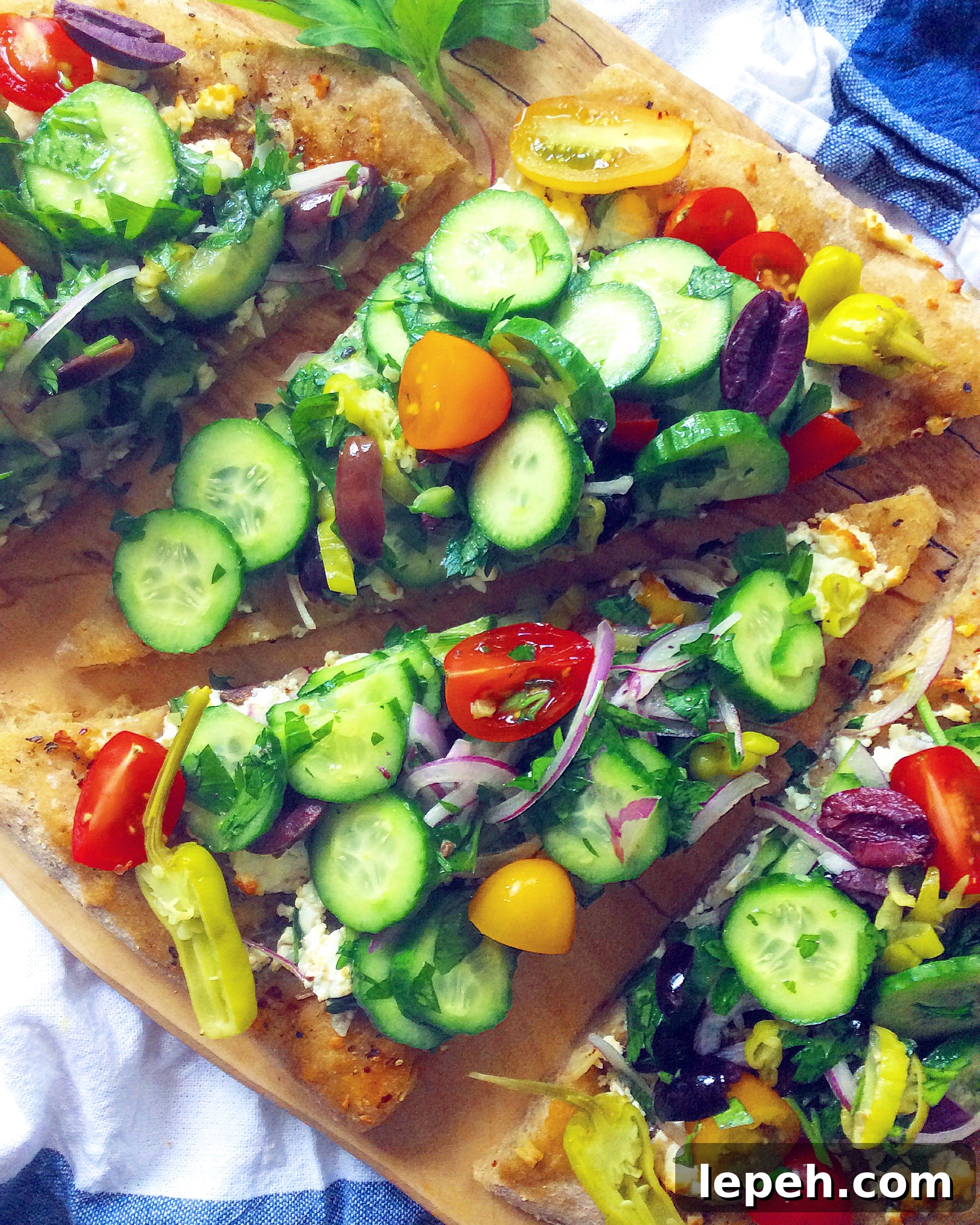 Greek Salad Flatbread