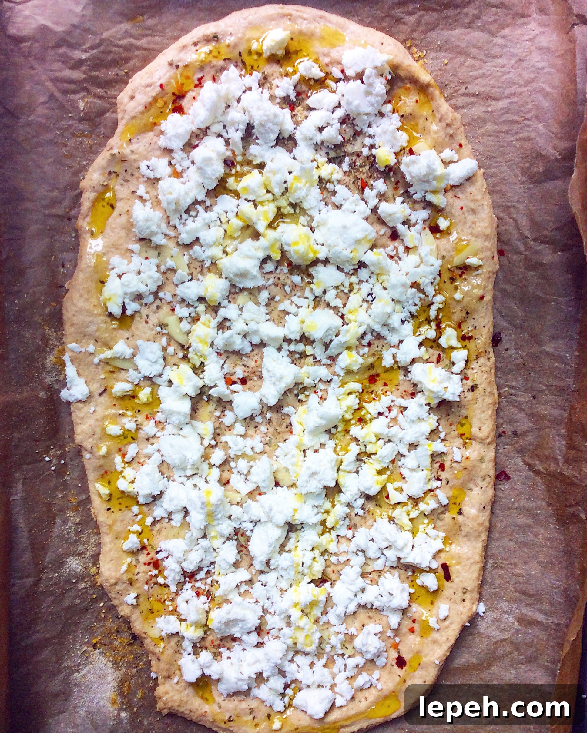 Greek Salad Flatbread
