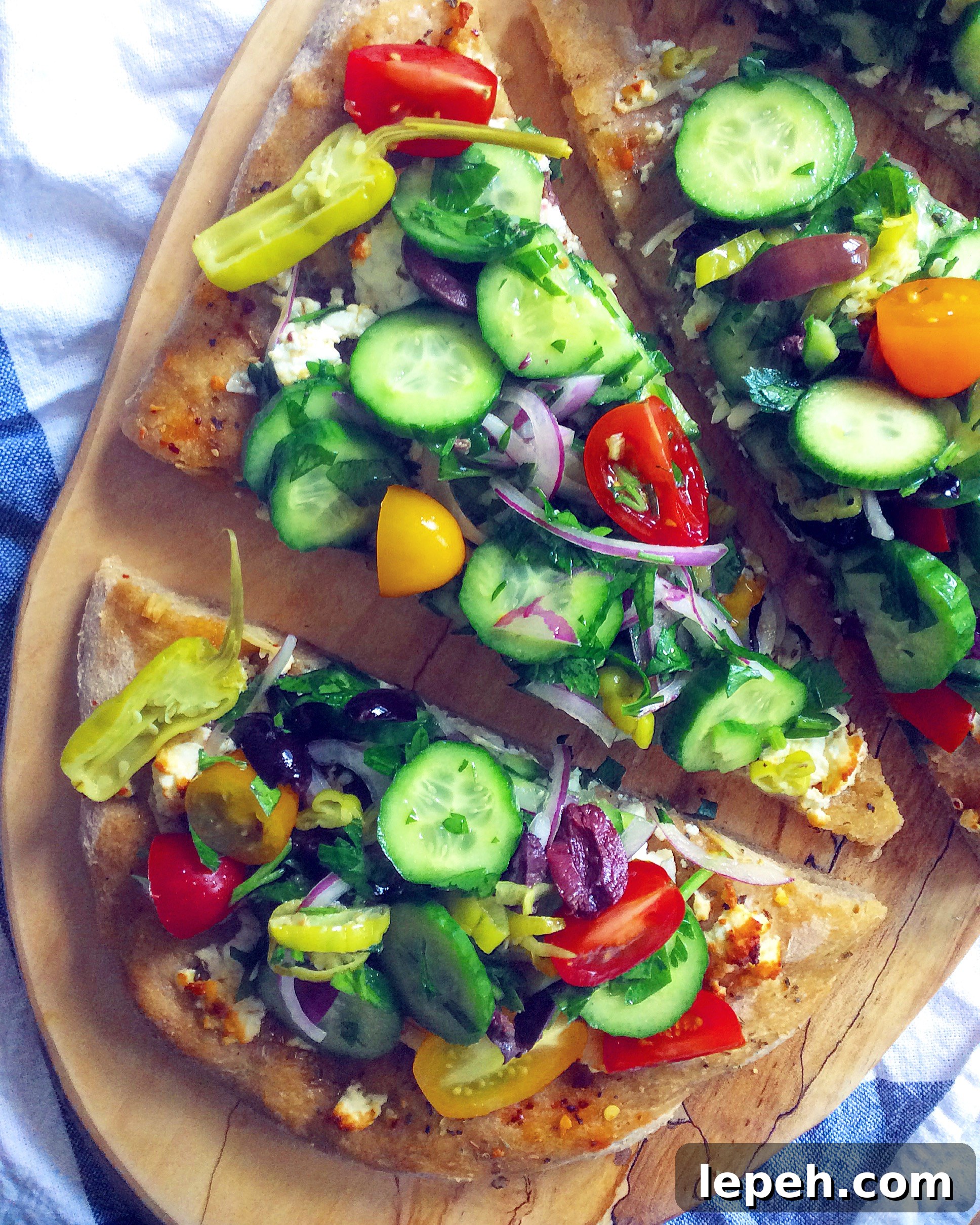 Greek Salad Flatbread