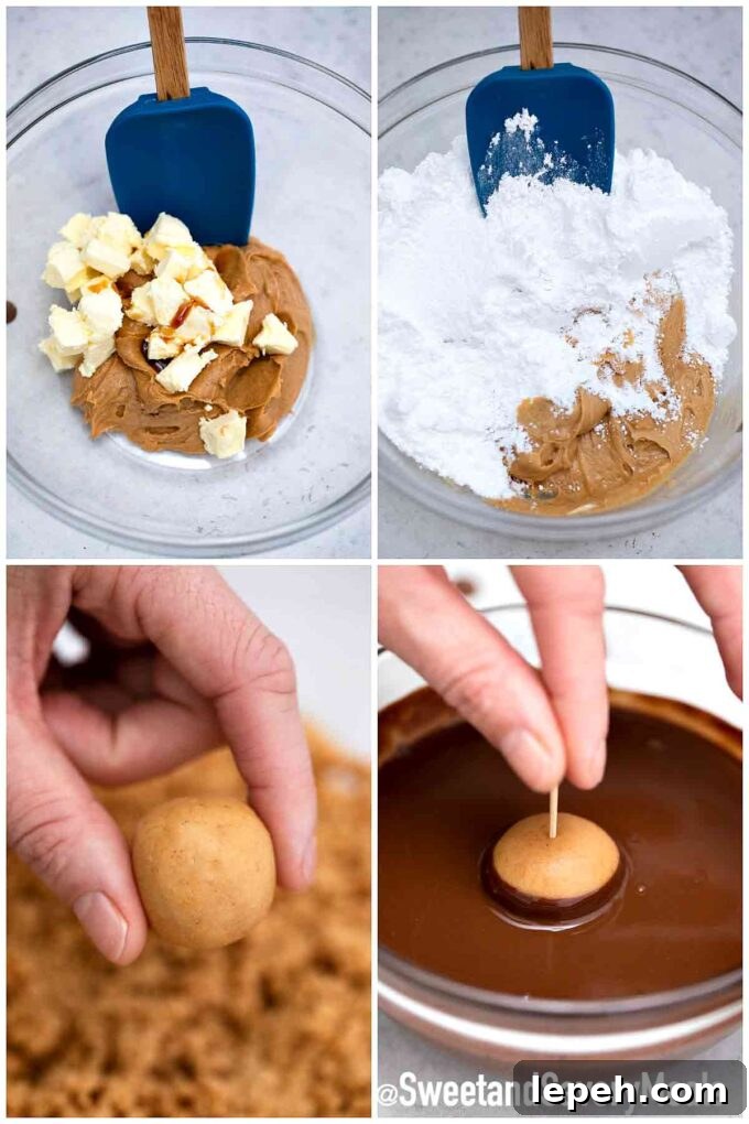 steps how to make buckeyes