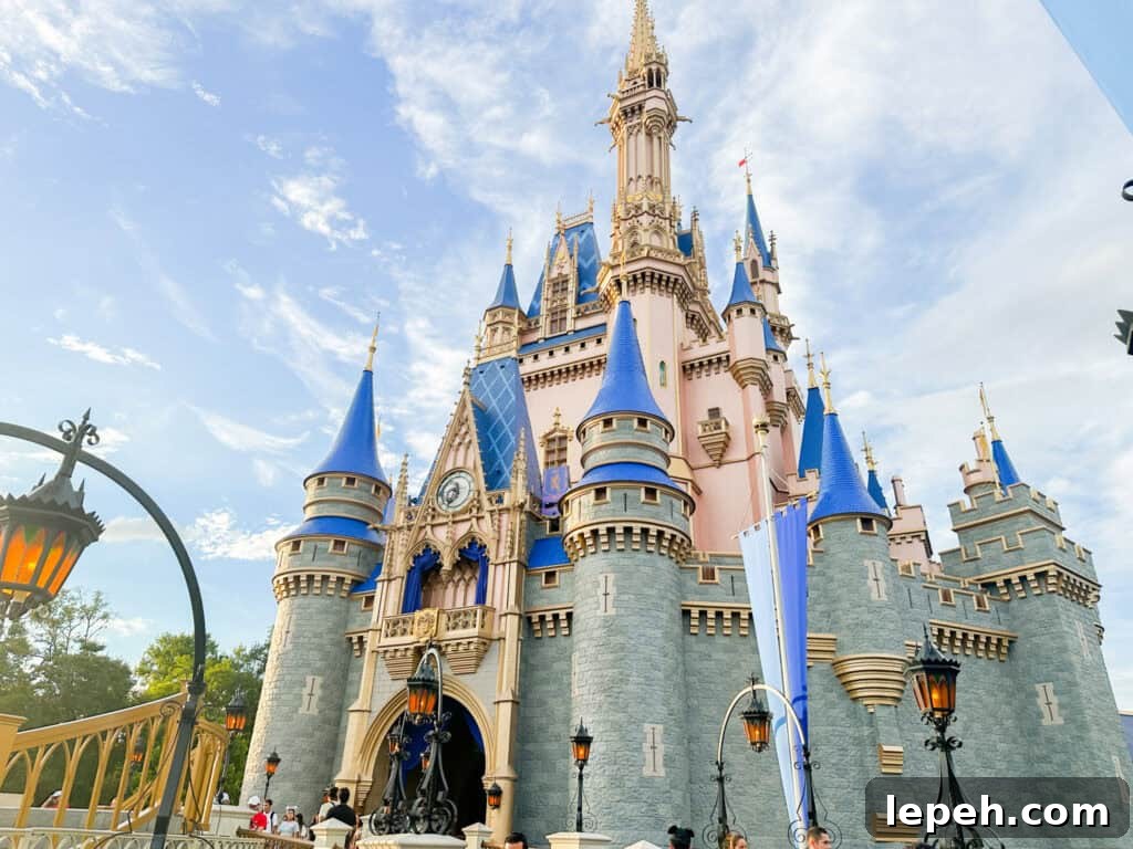 Cinderella's Castle at Magic Kingdom.