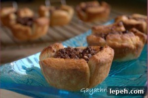 Finished Nutella paneer cups