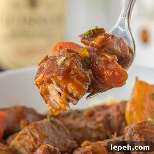 Crockpot Guinness beef stew.