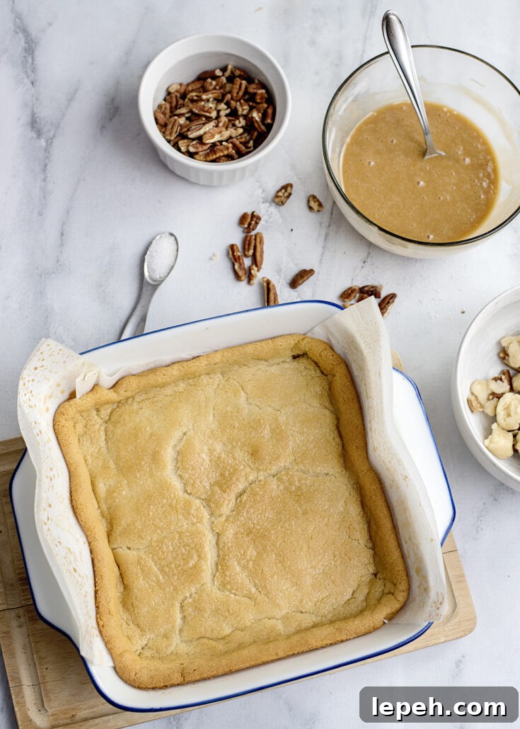 Sugar Cookie Dough baked lightly golden brown in pan