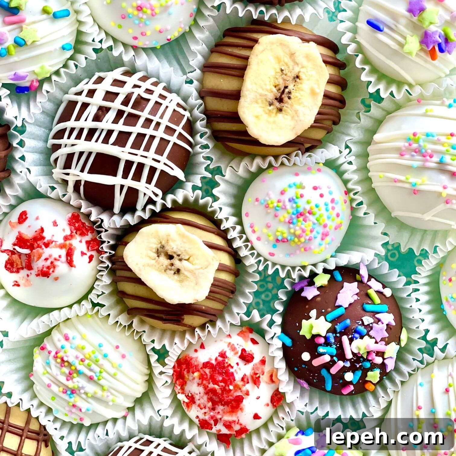 Variety of made from scratch cake truffles