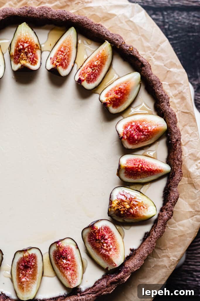 Cinnamon Panna Cotta Tart