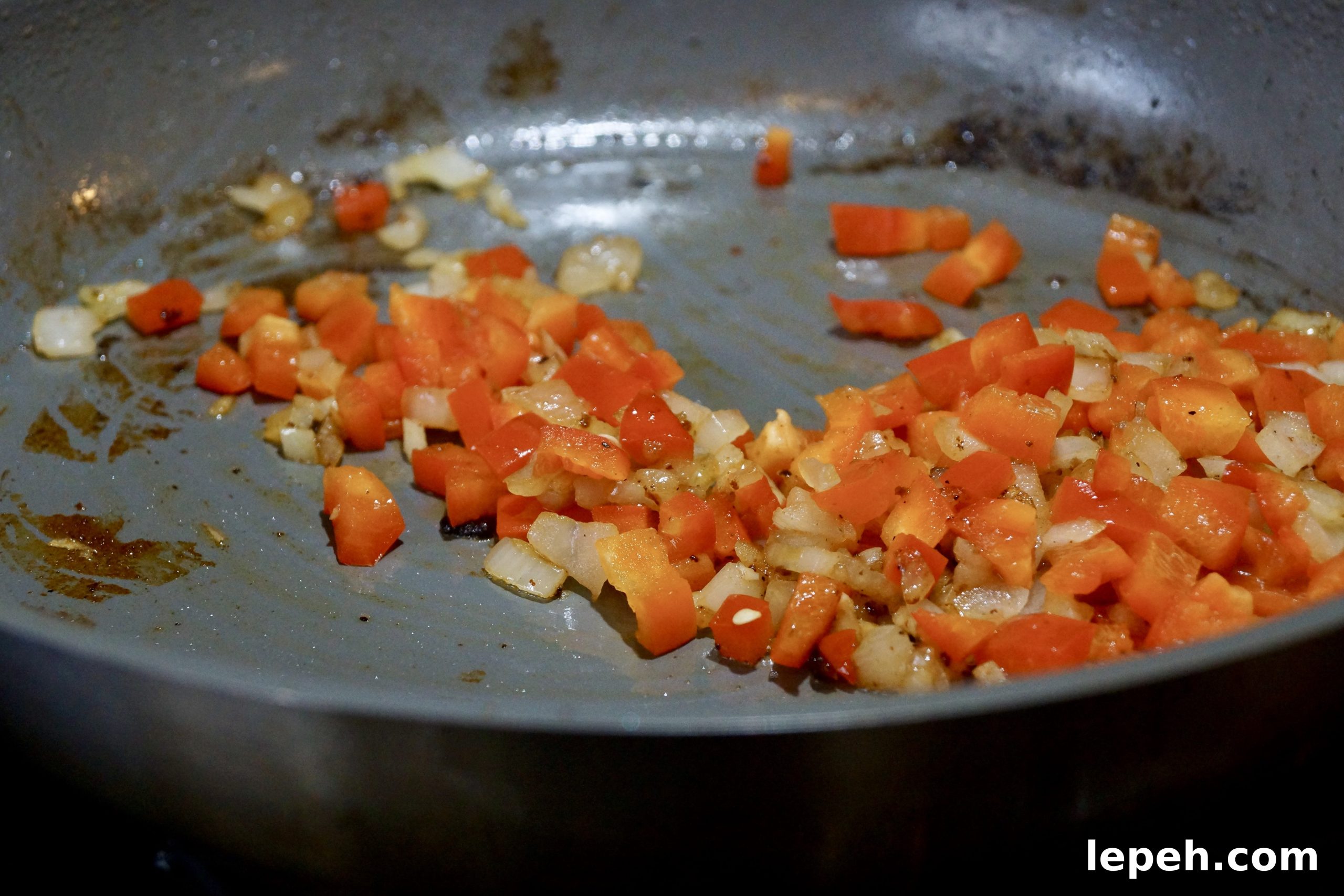 Vegetables for Mexican cauliflower arroz con pollo