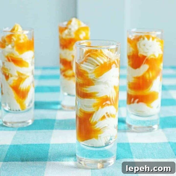 Keto Caramel Cheesecake Shooters