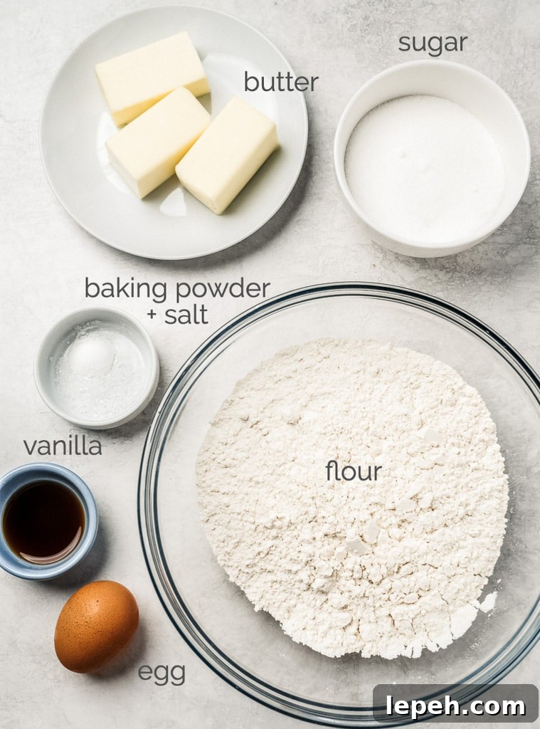 cinnamon roll cookie dough ingredients labeled