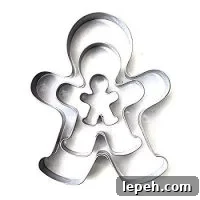 Gingerbread man set of 3, 3 cm, 6.5 cm, 10 cm cutter, stainless steel cutter, ginger man