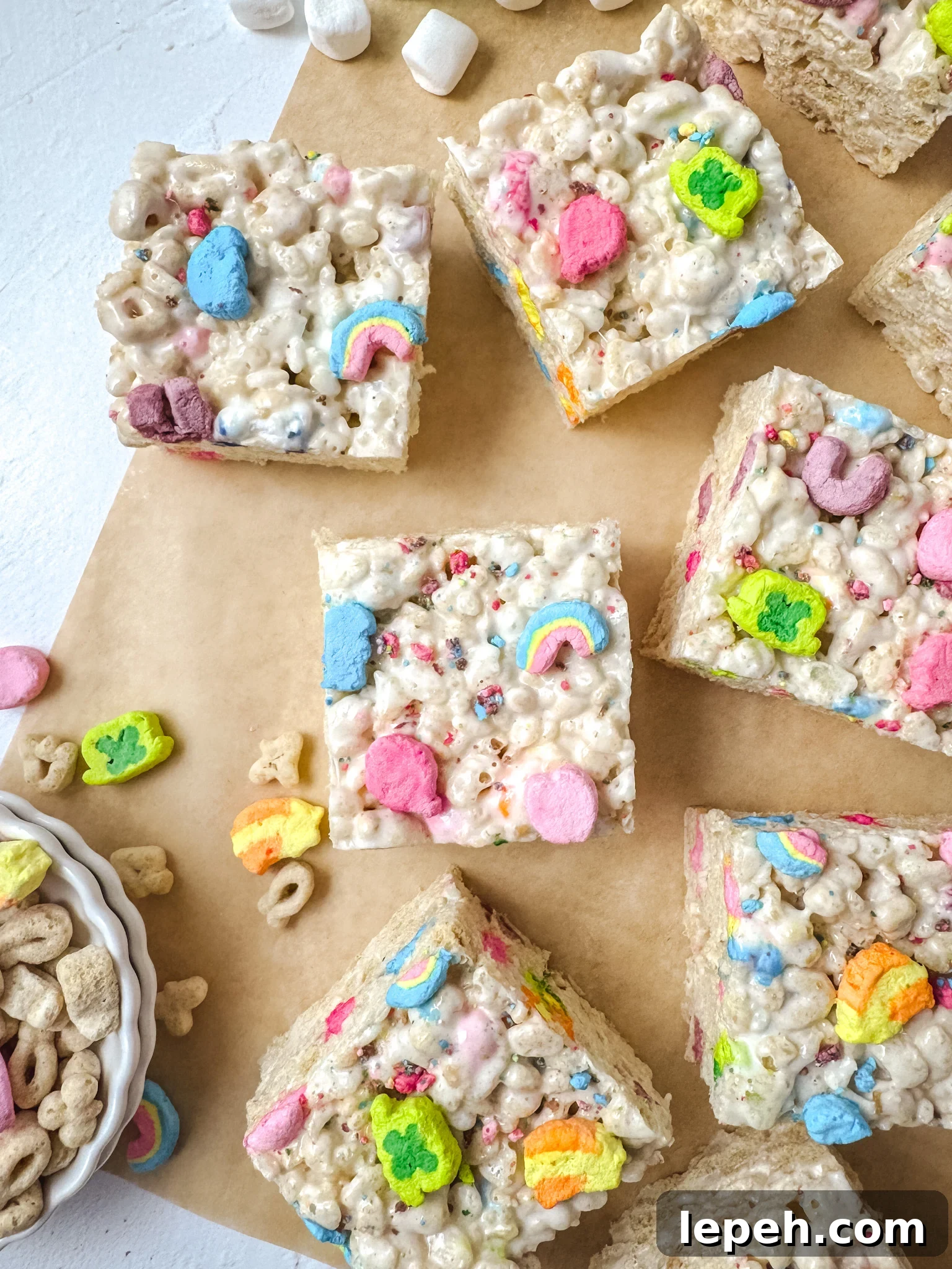 Lucky Charms Krispie Treats