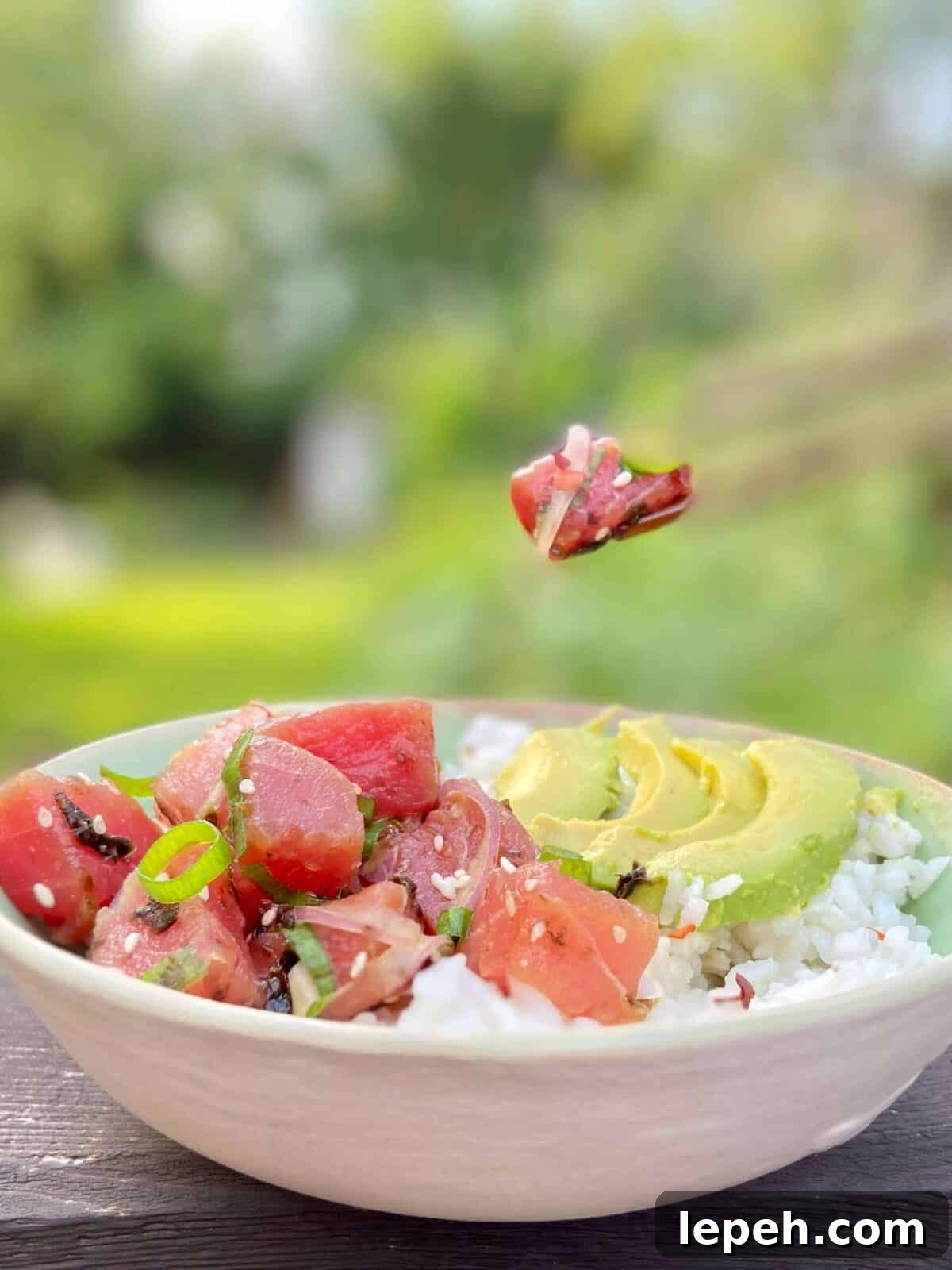 Hawaiian poke bowl