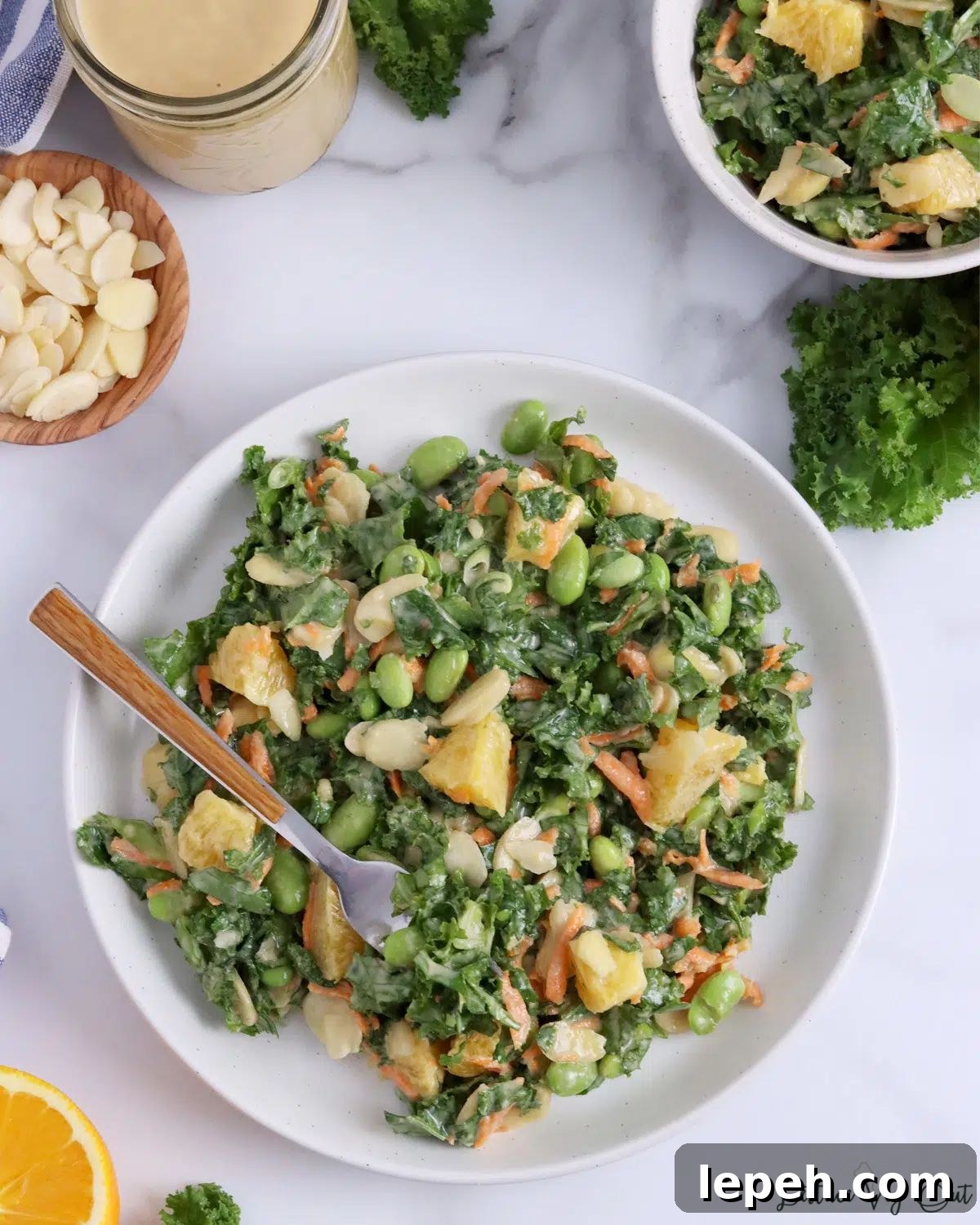 vegan kale salad
