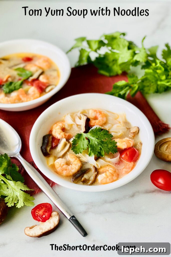 tom yum noodle soup